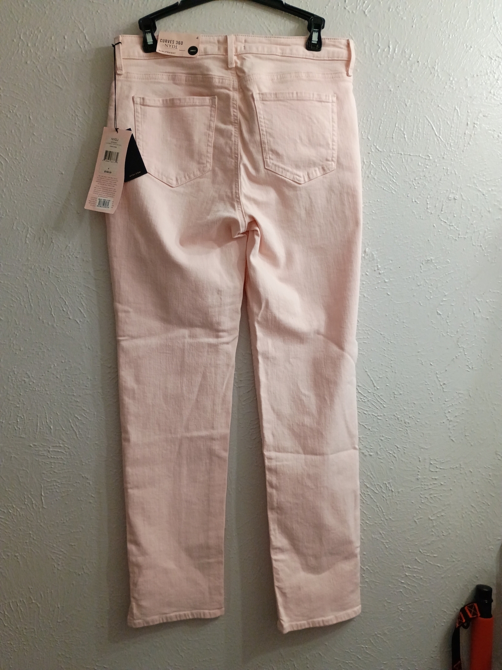 NYDJ Women's Straight Leg Jeans in Light Blush - Picture 4 of 4